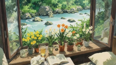 一窗绿意，一方心安