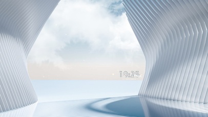 简约办公桌面唯美建筑