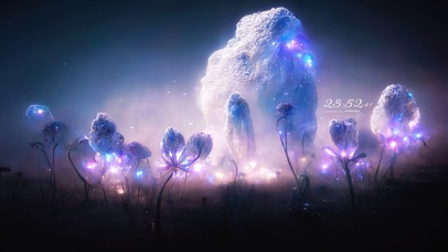 4k 唯美梦幻仙境花海