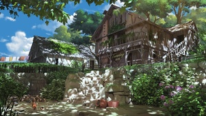 4K唯美治愈护眼庭院