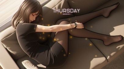 眼睛明亮有神,笑容甜美动人