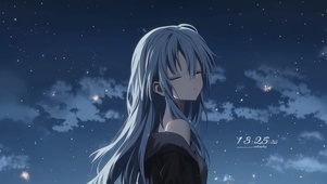 星空下少女