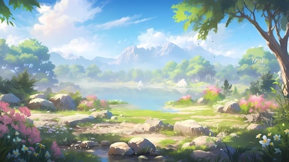 湖岸