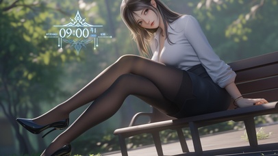 嘴唇不点而红,眉毛又浓又细