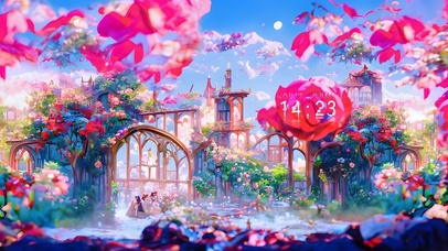 唯美治愈玫瑰花园