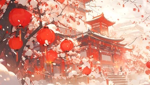 唯美壁纸 迎春2025