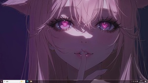 暗黑心瞳美少女主题