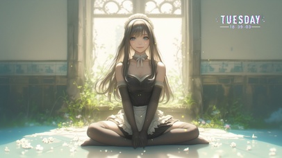 她的身影如水中的月影