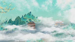 水墨青山