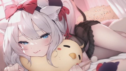 呆萌猫耳朵小妹妹