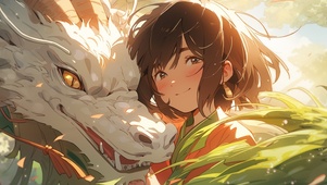少女与白龙