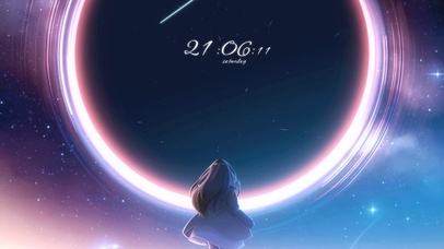 5K穿越黑洞绚丽星河