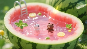 夏日西瓜池