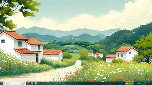 一路生花主题