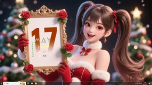 圣诞节少女