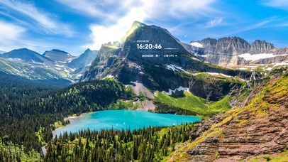 4K唯美治愈高山湖泊