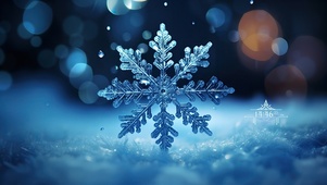 冰晶雪花