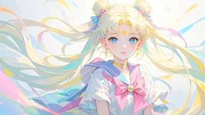 淡彩多巴胺美少女战士