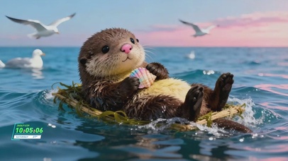 萌宠系列小海獭