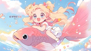 月野兔 锦鲤船