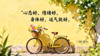 心态好，情绪好