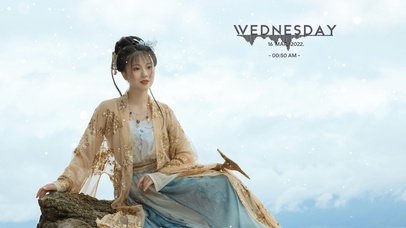 4K古风汉服美少女