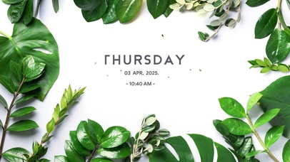 简约绿植ins风格桌面