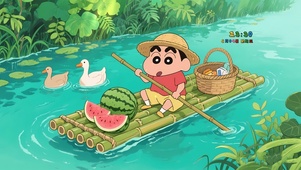 夏日竹筏小新