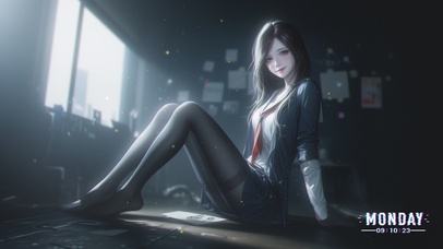 柔美而无拘无束