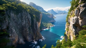 大自然山川河流大江大河两岸风景