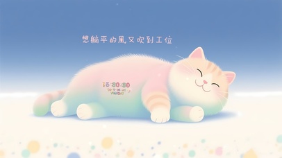 躺平的风吹到工位