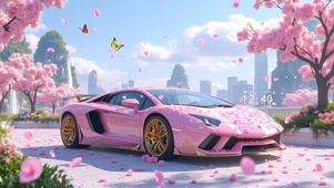樱花跑车