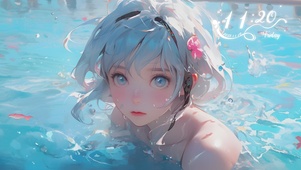 水中少女