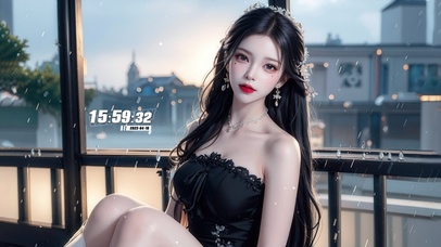 纯欲系国风知性美女