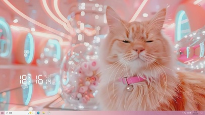 萌宠猫咪桌面主题