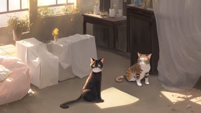 房间里的小可爱