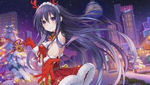 4K 夜刀神十香 圣诞 新年