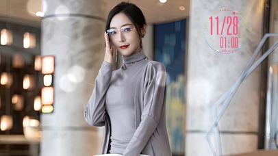 4K优雅连衣裙美女