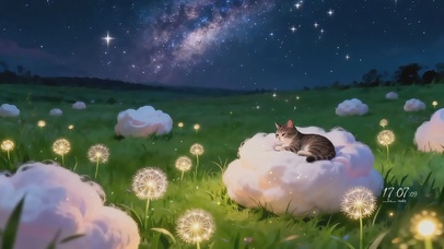 夜晚小猫