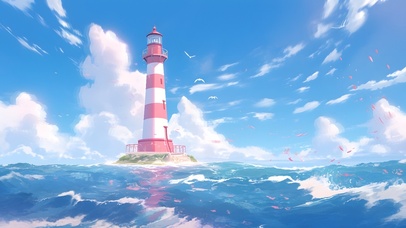 海上灯塔
