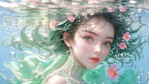 水中少女