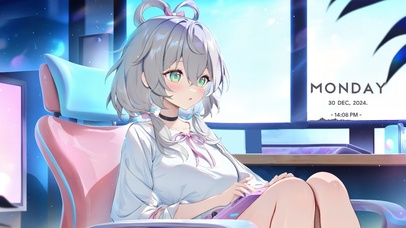 动漫女孩洛天依