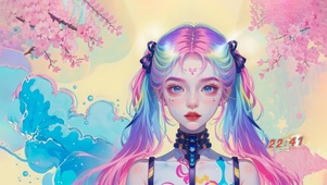 治愈美少女4K唯美壁纸