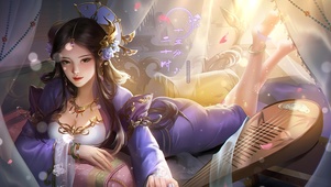 古风琵琶美女