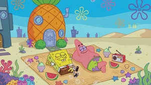 比奇堡海滩休闲时刻