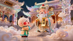 天宫财神祝你大财