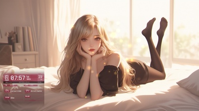 宛如远山的轮廓，清新而宁静