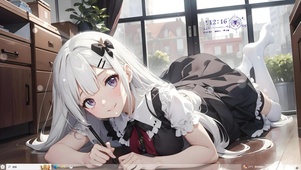 清新美少女主题