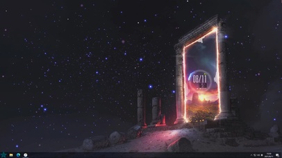 4k星空之门主题