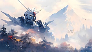 雪山高达守卫